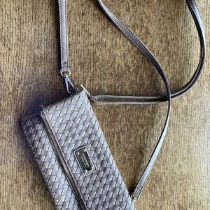Small taupe Nine West clutch/purse